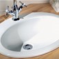 lavabo incasso ovale con foro rubinetto paris