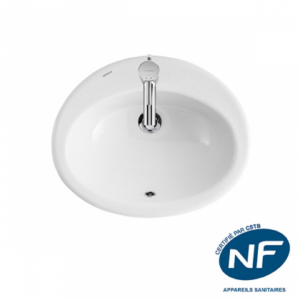 Lavabo incasso ovale con foro paris - immagine 3