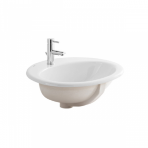 Lavabo incasso ovale con foro paris - immagine 2