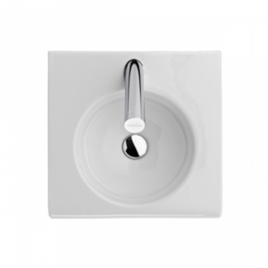 Lavabo block con sportelli neri - immagine 3