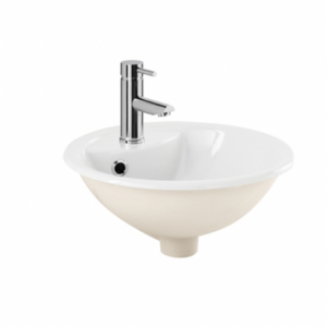 Lavabo incasso rotondo con foro - immagine 3