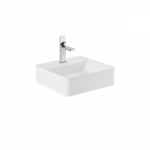 Lavabo sospeso 40x40 sanlife con foro rubinetto - immagine 2