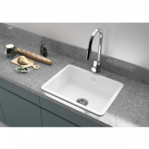 Lavello da cucina una vasca 59x46 con piletta valet - immagine 2