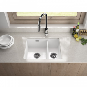 Lavello da cucina una vasca e mezza con piletta valet - immagine 4