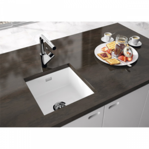 Lavello da cucina 46x46 con piletta valet - immagine 2