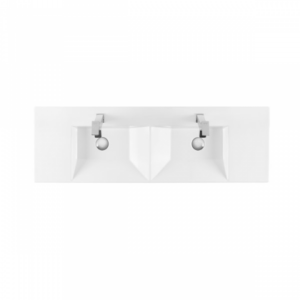 Lavabo sospeso 120x43 vista - immagine 3